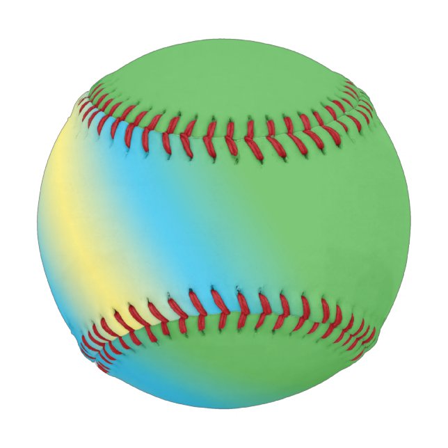 Balle De Baseball Vert avec tuyau jaune (Devant)