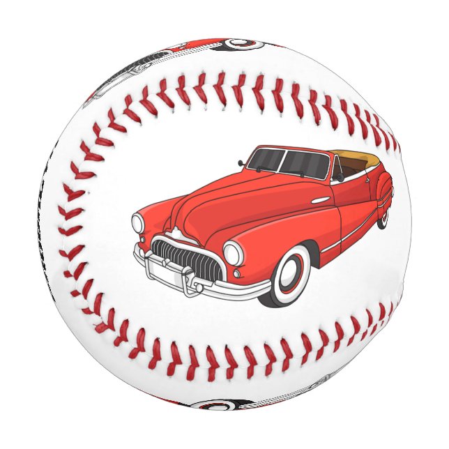 Balle De Baseball Voiture classique rouge de 1948 (Devant Gauche)