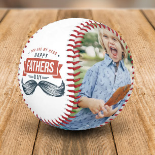 Balle De Baseball Vous êtes mon héros Bonne Fête des pères Photo