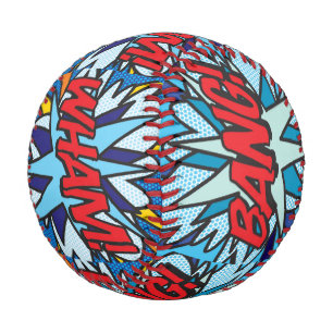 Balle De Baseball WHAM Amusement Rétro Bande Dessinée Pop Art
