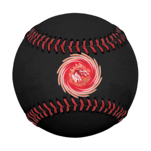 Balle De Baseball Wild Wolf Whirling black basball