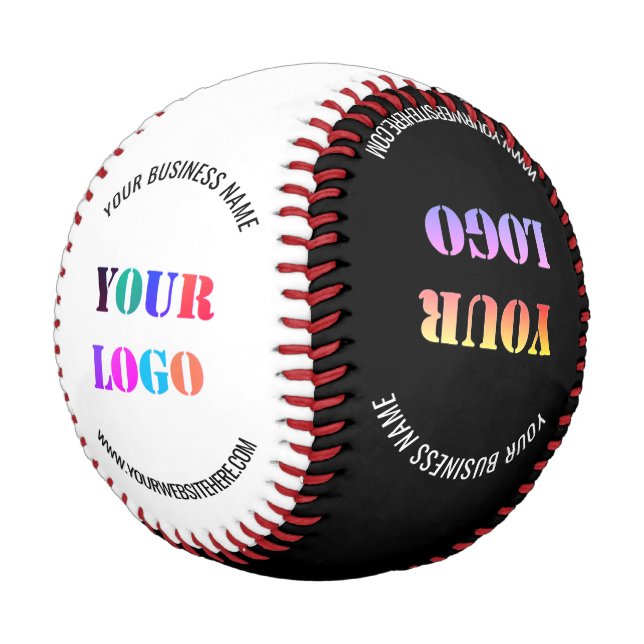 Balle De Baseball Your Logo Name Site web Promotional Personalized (Angle)