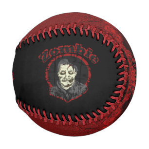 Balle De Baseball Zombie, Baseball - Rouge et Noir 2