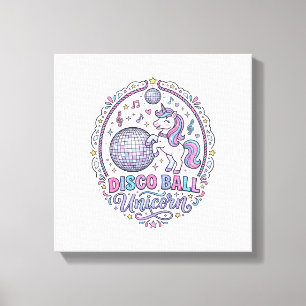 Balle de disco Licorne Licorne Impression ludique