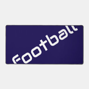 BALLE DE FOOTBALL Classé Blanc Texte Diagonal Sur