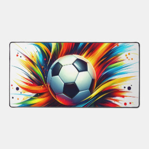 Balle de football Splash Futuriste Football Abstra