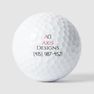 Balle de golf Architecte Marque de blueprint