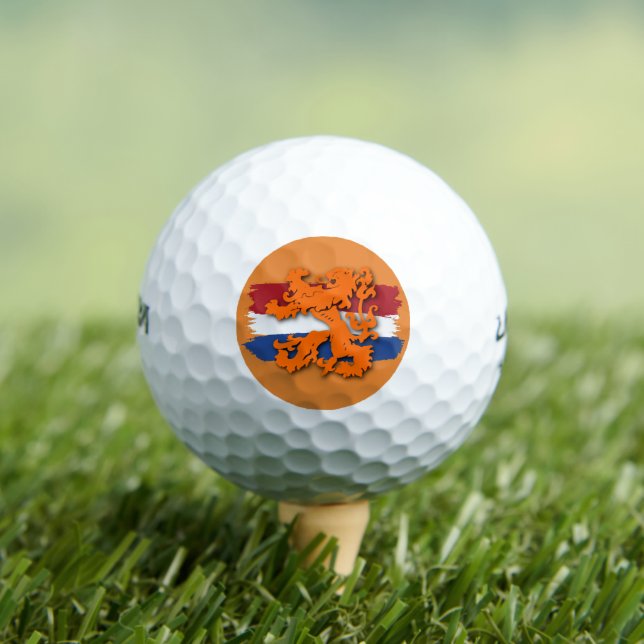 Balle de Golf Avec Équipe de Lion Orange du Drapea (T-shirt Insitu)
