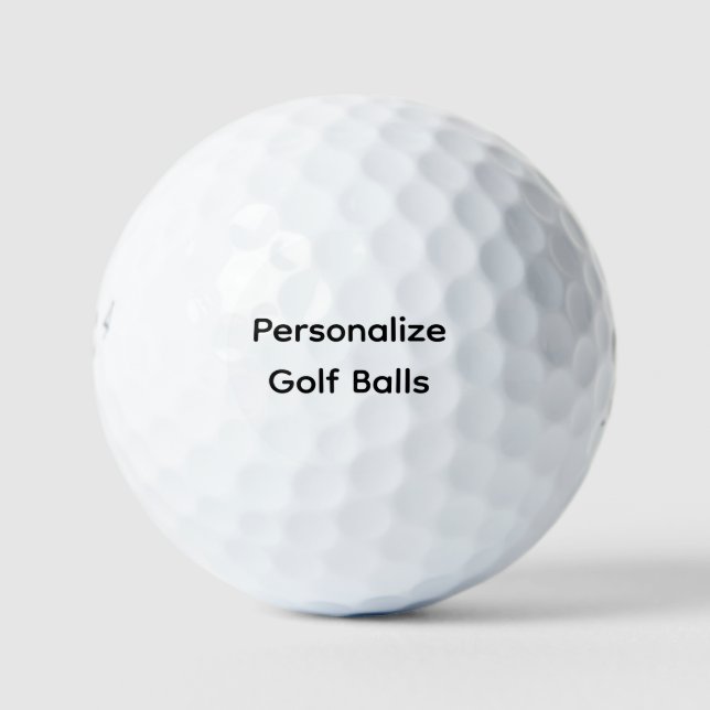 Balle de golf Bridgestone e6 personnalisée (Devant)