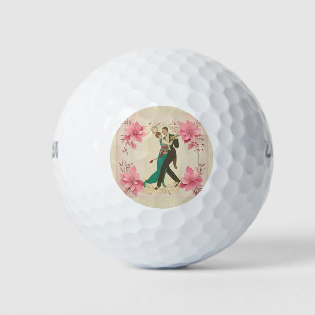 Balle de Golf Carte Postale (Devant)