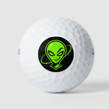 Balle de golf Chance Alien Vert