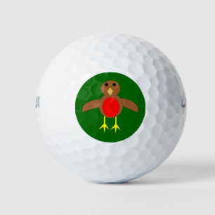 Balle de golf Christmas Robin