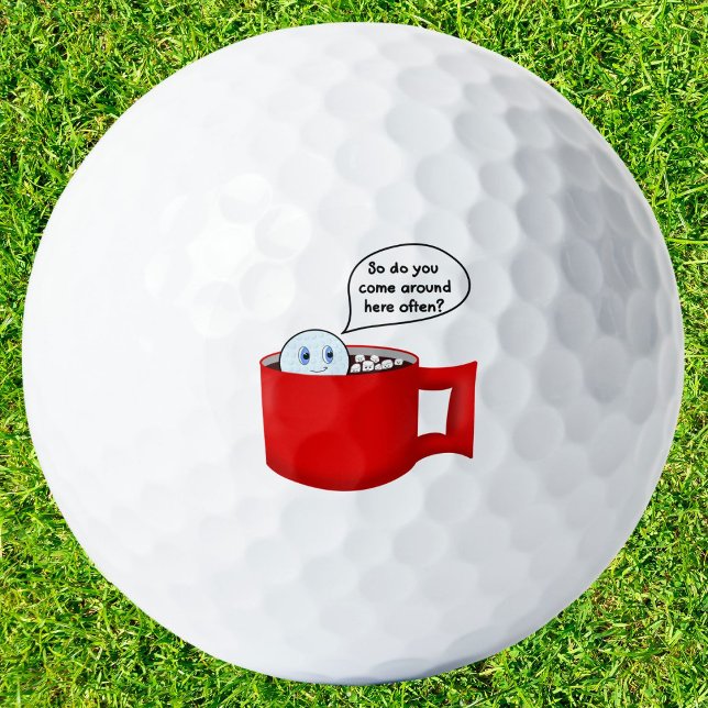 Balle de golf dans du chocolat chaud avec des guim (Créateur téléchargé)