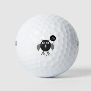 Balle de golf de hibou de fête d'Halloween effraya