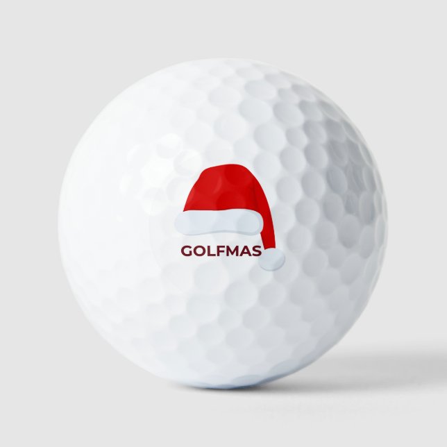 Balle de golf de Noël GOLFMAS  (Recto)