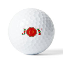 Balle de golf de Noël GOLFMAS personnalisée avec j