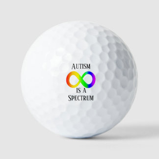 Balle de golf de sensibilisation au spectre de l'a