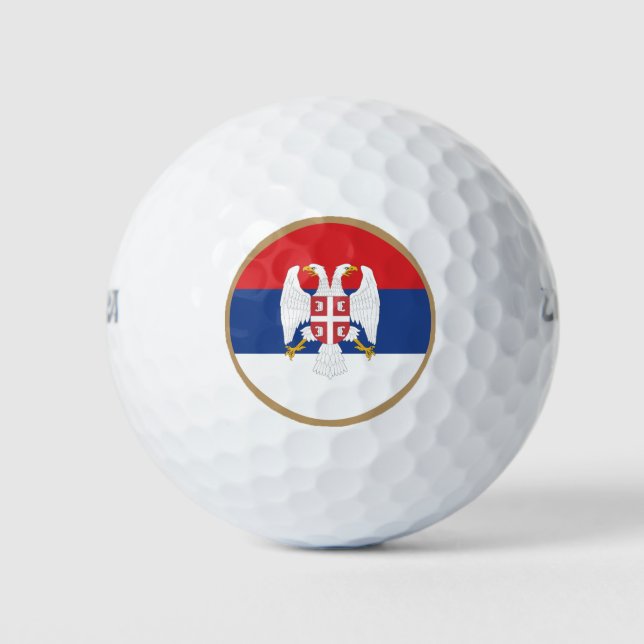 balle de golf de Serbie (Devant)