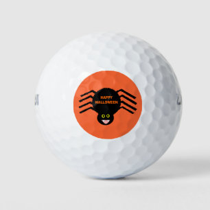 Balle de golf d'Halloween Black Spider