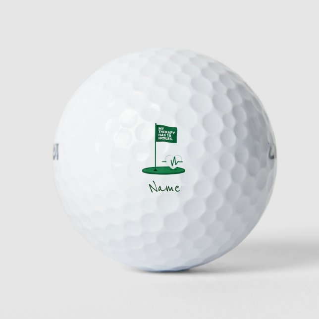 Balle de golf dicton drôle pour golfeur (Devant)