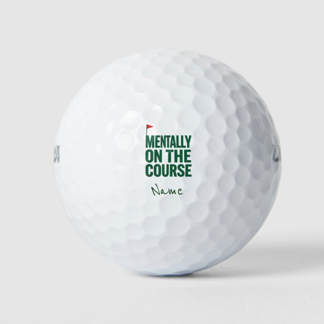 Balle de golf dicton drôle pour golfeur (Devant)