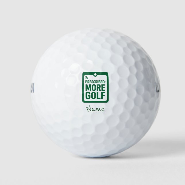 Balle de golf dicton drôle pour golfeur (Devant)