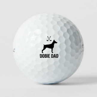 Balle de golf Doberman Pinscher Papa Titleist Pro
