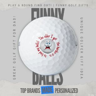 Balle de Golf Drôle Citation Humour Papa   Plus je