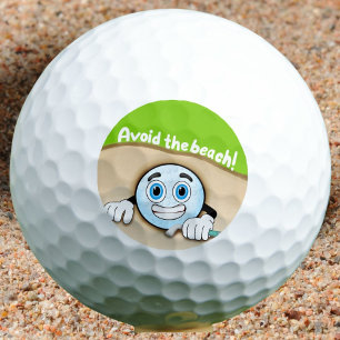 Balle de Golf Drôle dans le Bac à Sable Évitez la 