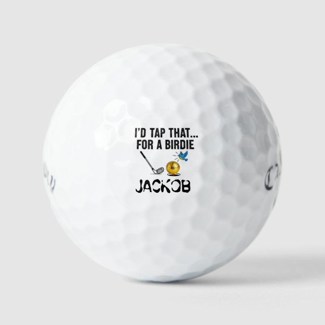 Balle de Golf Drôle - Je la Taperais Bien Pour un  (Recto)