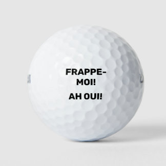 Balle de golf frappe-moi