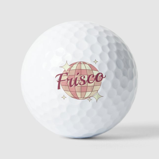 Balle de golf Frisco Texas golfball  (Recto)