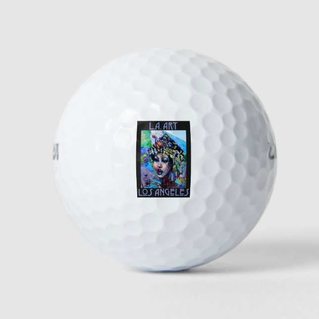 Balle de golf LA Art (Devant)
