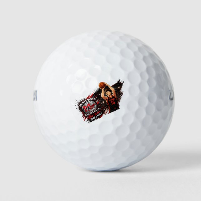 Balle de golf Monte Vista Basketball  (Devant)