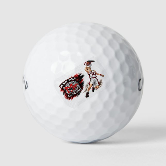 Balle de golf Monte Vista Basketball  (Devant)