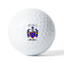 Balle de golf Nom de famille Fernandez et blason
