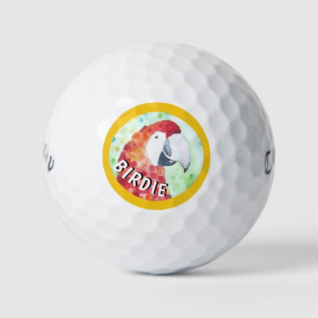 Balle de golf novelty Birdie (Devant)