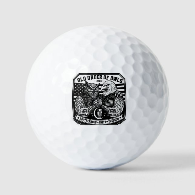 Balle de Golf Old Gold Crest (Recto)