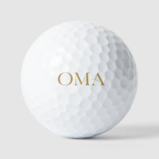 Balle de golf Oma Cadeau pour grand-mère | Balle d