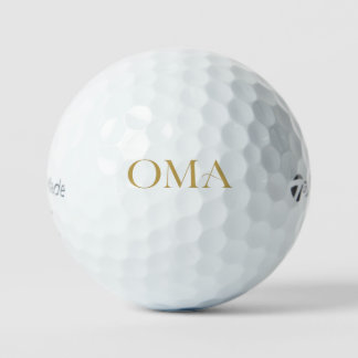 Balle de golf Oma Cadeau pour grand-mère | Balle d