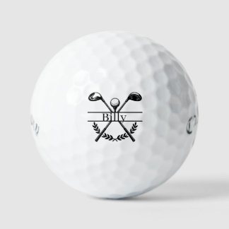 Balle de golf personnalisée avec nom