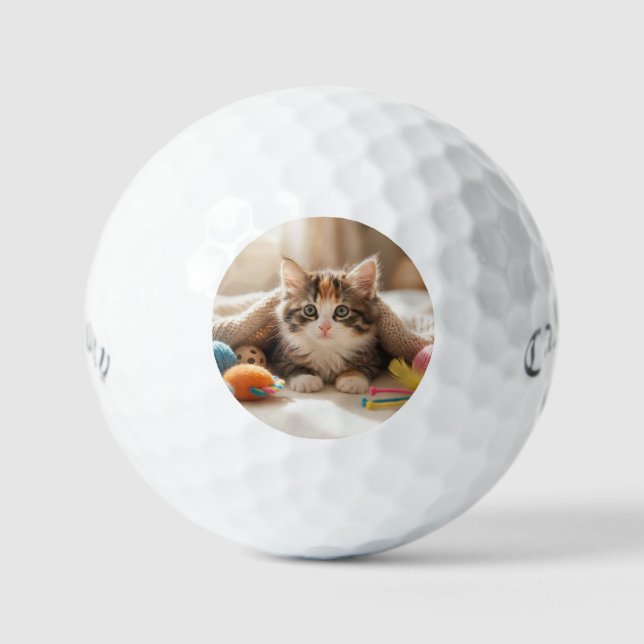Balle de golf personnalisée avec photo de luxe des (Recto)