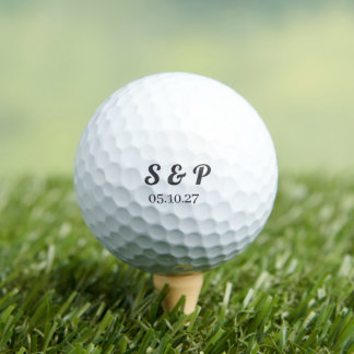 Balle de golf personnalisée pour mariage, Cadeau d