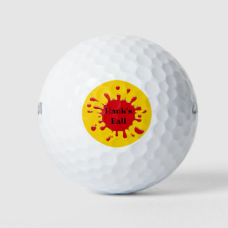 Balle de Golf Personnalisée Splat Drôle