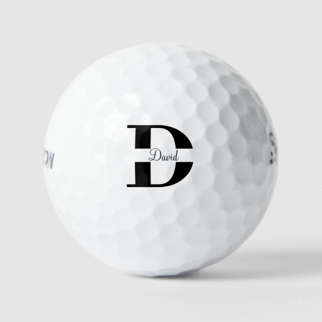 Balle de golf Srixon Soft Feel 13 avec monogramme  (Recto)