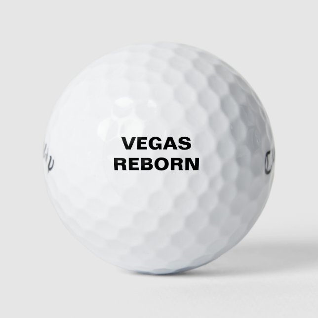 balle de golf VEGAS REBORN (Devant)