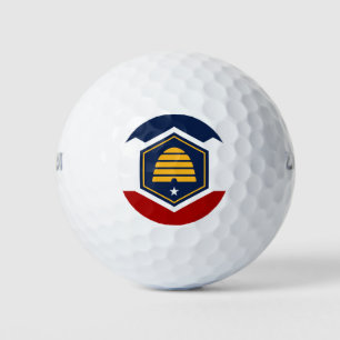Balle de golf Wilson avec drapeau de l'Utah, États