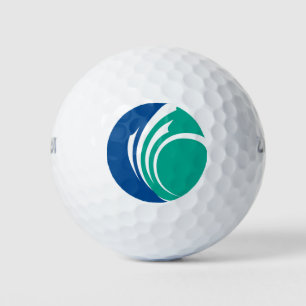 Balle de golf Wilson avec le drapeau d'Ottawa, Can