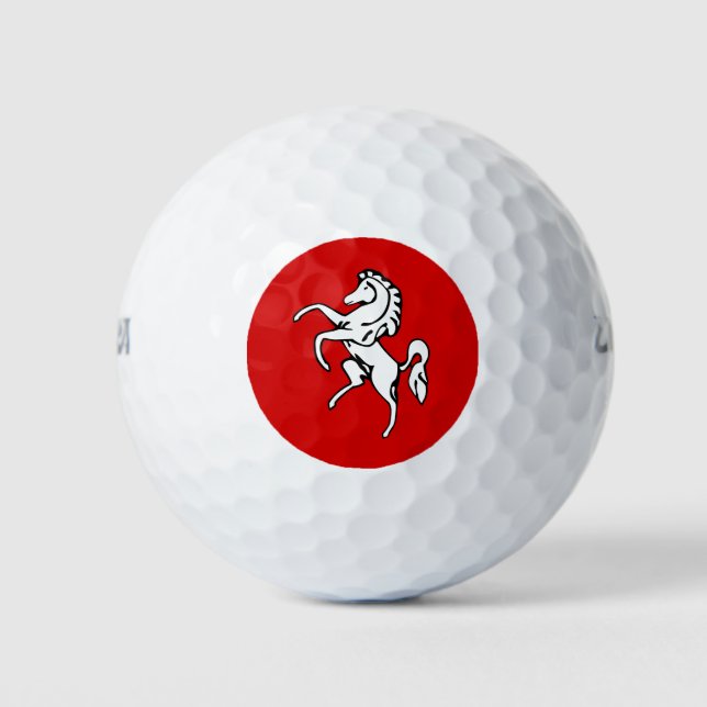 Balle de golf Wilson avec le drapeau du Kent, Angl (Devant)