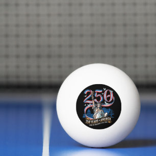 Balle De Ping Pong 250 Ans Anniversaire Amérique 1776 2026